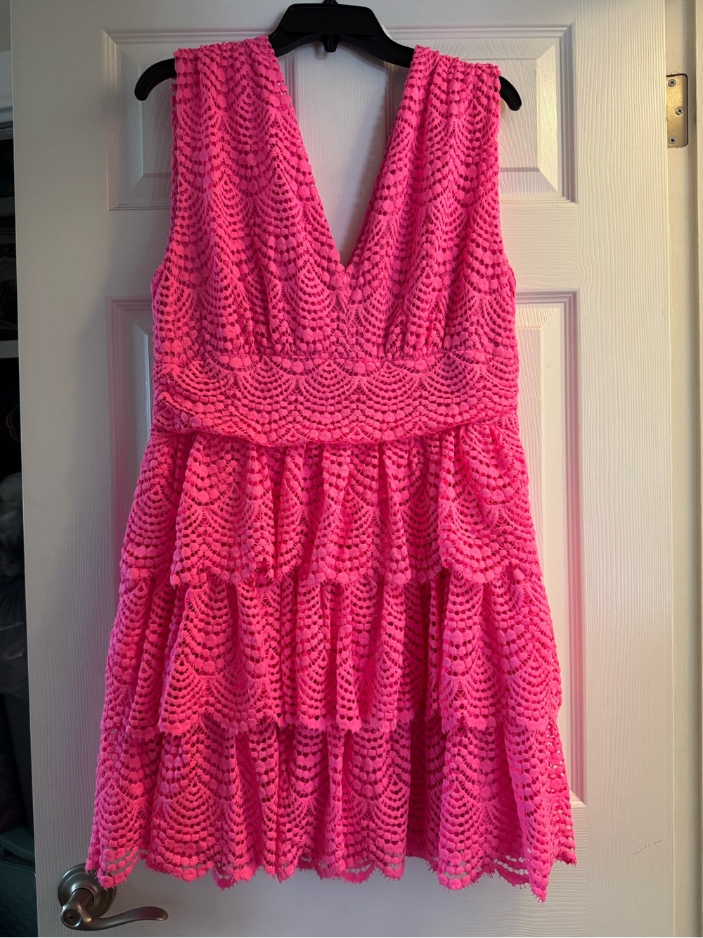 Lilly Pulitzer Vibrant Pink Signature Label Top